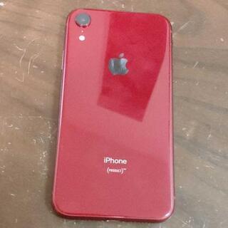 液晶ジャンク ドコモ iPhone XR 128GB 赤 - 携帯電話/スマホ
