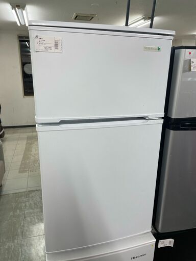 ヤマダ　2ドア冷蔵庫　９０L　2019年製　YRZ-C09B1