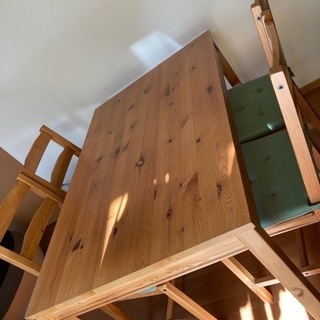 【2/13までの募集】IKEA 木製 ダイニングテーブルセット