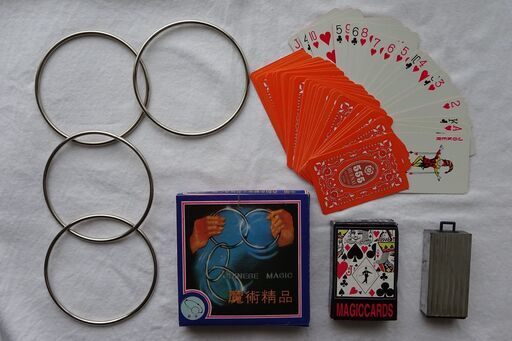 チャイナリング トランプ マジック小箱3件セット Jp86jp 新小岩のパーティグッズの中古あげます 譲ります ジモティーで不用品の処分