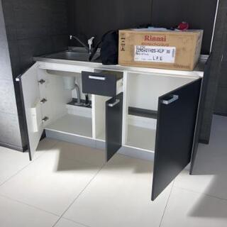 未使用キッチン　コンロ付き　