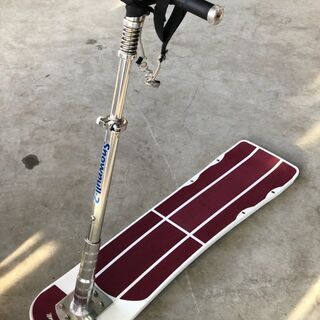 【未使用】snowpull-2 折り畳み スノースクート 雪上キックボード