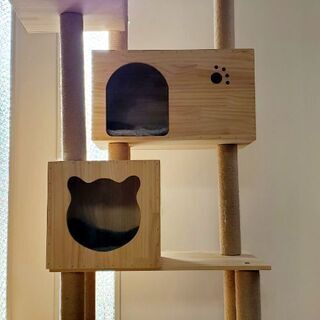 木製キャットタワー