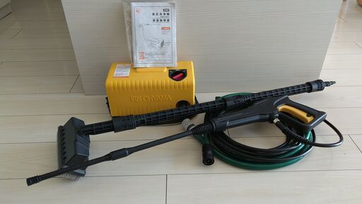高圧洗浄機 + デッキブラシ(別売り)付き