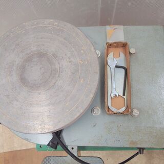 【引取限定】 値下げしました✨　シンポ　陶芸ろくろ　100V　中古品　RK-2X形　SHIMPO 【ハンズクラフト八幡西店】 引取限定】 値下げしました✨ シンポ 陶芸ろくろ 100V 中古品 RK-2X形