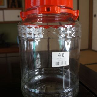 【ネット決済】カレージセール！ガラス瓶 4L