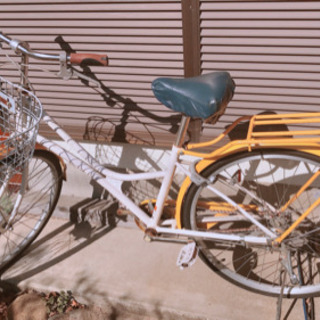 【ネット決済】【実働品】オートライト　ママチャリ　自転車