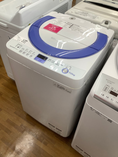 安心の6ヶ月保証付き 全自動洗濯機 SHARP 16280円