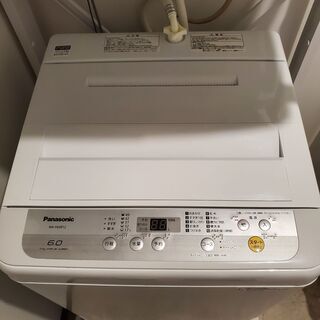 全自動洗濯機　NA-F60B12　洗濯容量6kg 　引き渡し3月21日〜23日の画像