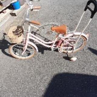子供自転車　ヘルメット付き