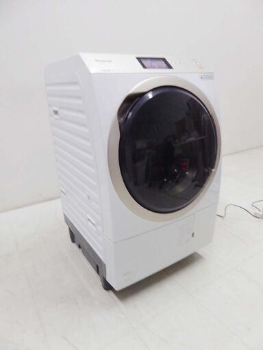 美品 Panasonic パナソニック  2019年製 保証付 HEATPUMP ナノイーX エコナビ ななめ ドラム洗濯乾 燥機 NA-VX9900R 11キロ