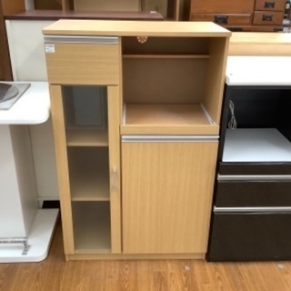 【トレファク 南浦和店】ビーカンパニー　食器棚 トレファク南浦和】ミニ食器棚 ナチュラル