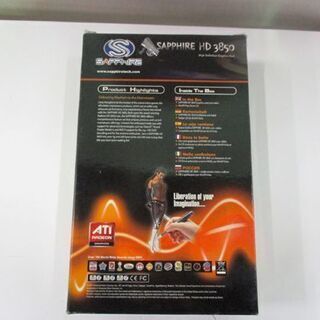 ビデオカード SAPPHIRE RADEON HD 3850 512MB GDDR3 AGP 札幌市東区 新道東店