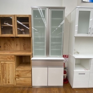 トレファク南浦和】レンジボード 2枚扉 ホワイト