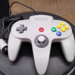 任天堂・NINTENDO64コントローラー　グレー