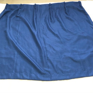 【ネット決済】紺色カーテン100cm×丈110cm4枚セット