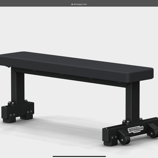 値下げ！【引取り限定】Technogym  テクノジム　フラットベンチ　トレーニングベンチ　ベンチプレス　筋トレ