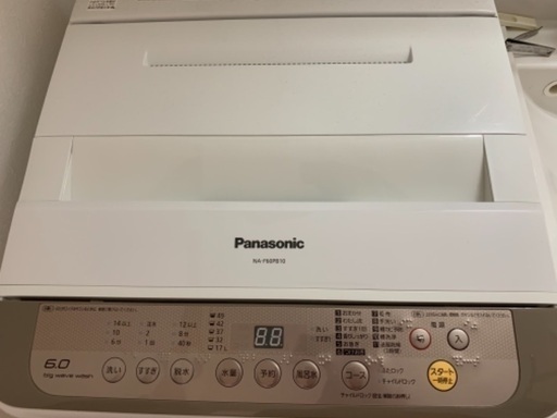 6kg全自動洗濯機　3月15日引き取り　2017年製　Panasonic