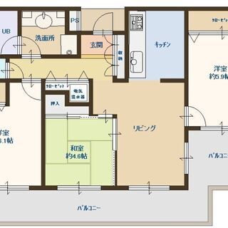 堺駅より徒歩2分　全室に収納あり、キッチンが区切られているので生...