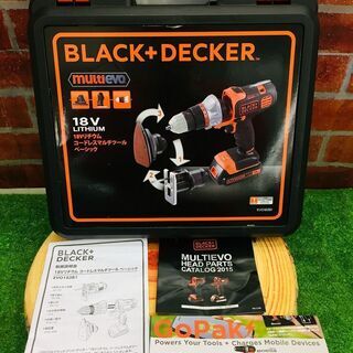ブラック＆デッカー EVO183B1 マルチツール【リライズ野田愛宕店】【店頭取引限定】【中古美品（使用本体・バッテリーだけです）】【管理番号：ITSZ0WSPL8BA】 ブラック＆デッカー EVO183B1 マルチツール【リライズ野田愛宕店