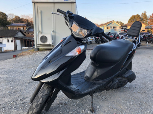 スズキ　アドレスV125G カスタム　マフラー　バックレスト付き！