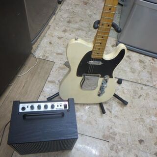 エレキギター　アンプ10W　線　スタンドセット