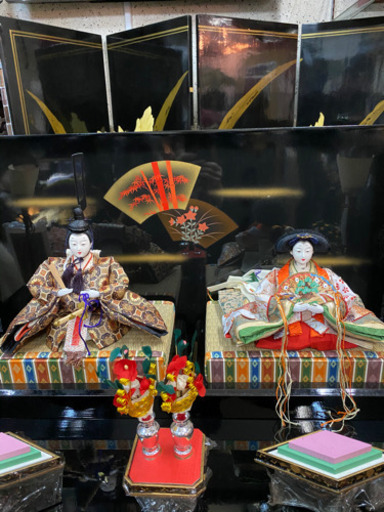 極上菊水作雛人形三段飾り