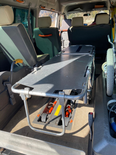 ストレッチャー (車載、上下分離タイプ)　※ブルーマット仕様が入荷しました ストレッチャー車載用 ストレッチャー (車載、上下分離タイプ) ※ブルー