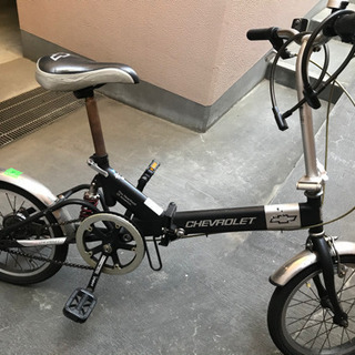 【ネット決済】シボレー 折り畳み自転車 １６インチ