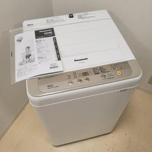 ■配送・設置可■2017年製 Panasonic パナソニック 6.0kg 全自動洗濯機 NA-F60B10