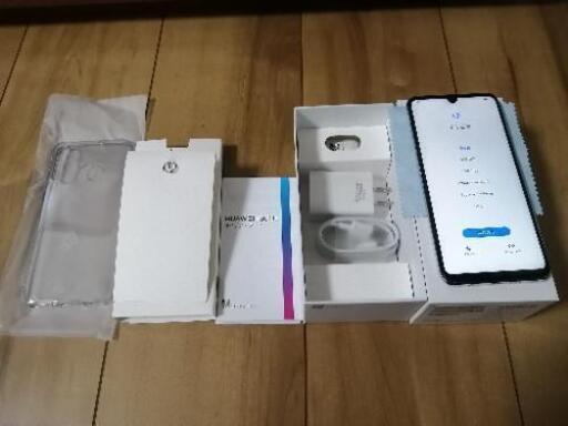 完売御礼！☆HUAWEI　P30 lite パールホワイト　Y!mobile　本体　純正カバー　取説　SIM取り出しツール　イヤホン　充電ケーブル　フルセット　売切！ 完売御礼！☆HUAWEI P30 lite パールホワイト Y!mobile 本体 純正