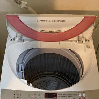 【ネット決済】SHARP 全自動洗濯機 ES-GE60R 説明書アリ