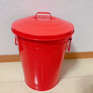 【決まりました】ダストボックス（ゴミ箱）赤