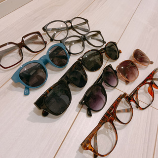 転売可 渋谷系 サングラス 伊達メガネ 100本 まとめ売り