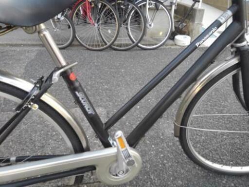 中古自転車1341 前後タイヤ新品！ パナソニック 27インチ 3段