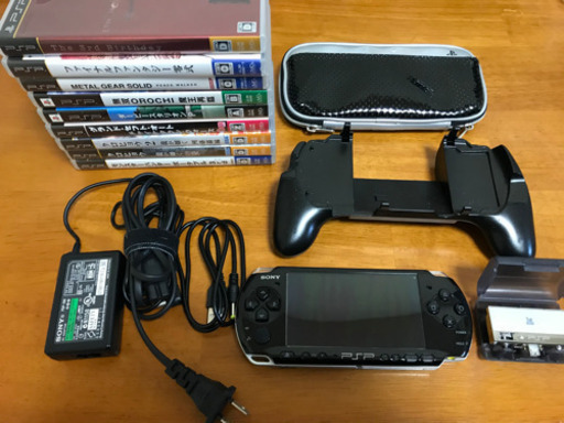 SONY PSP-3000  ソフト9本　ワンセグチューナーセット