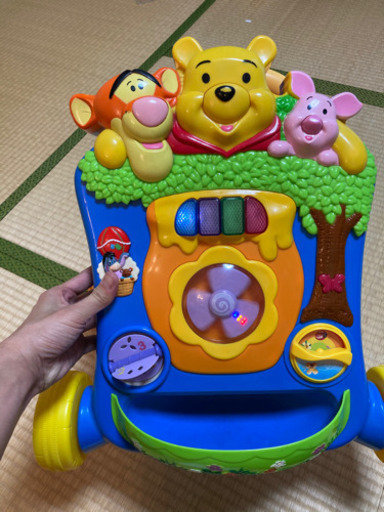 手押し車 歩行器 プーさん くるくるサウンドウォーカー Mori 大口のベビー用品の中古あげます 譲ります ジモティーで不用品の処分
