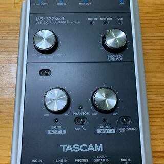 TASCAM US-122MKⅡ オーディオインターフェース