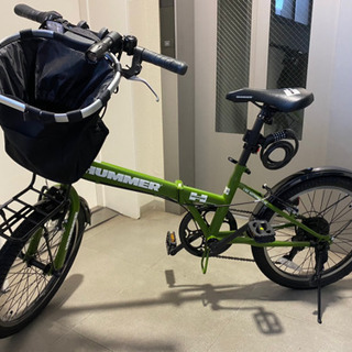 ★付属品多数あり、期間限定　HUMMER ハマー 折り畳み自転車 FDB207TANK