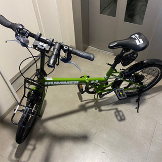 ★付属品多数あり、期間限定　HUMMER ハマー 折り畳み自転車 FDB207TANK