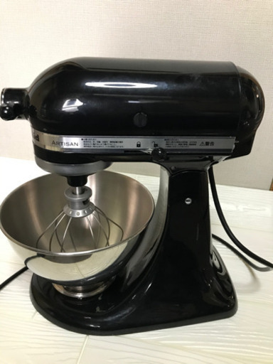 キッチンエイド スタンドミキサー KitchenAid 9KSM160FGOB 本体美品 