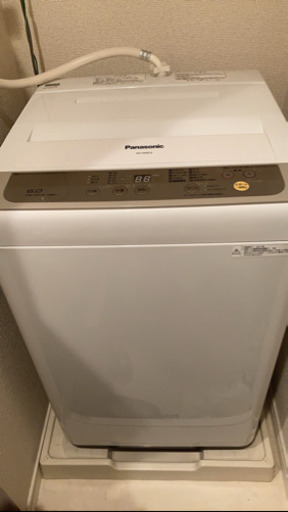 【2017年製】Panasonic洗濯機／NA-F60B10／6kg