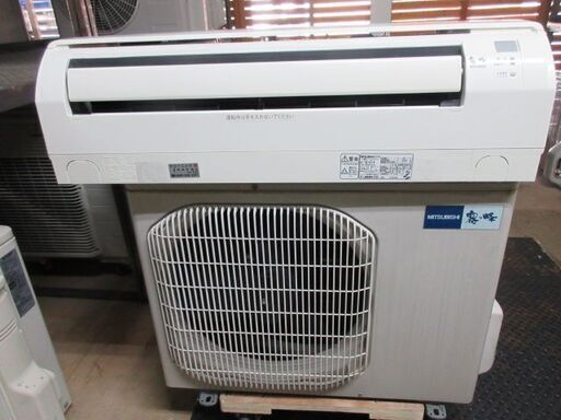 K02125　三菱　中古エアコン　主に8畳用　冷2.5kw／暖2.5kw