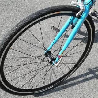 車のパーツ ルイガノCR23 ロードバイクからクロスバイクに変更しています。