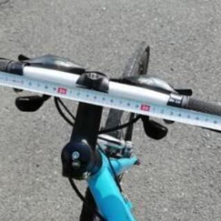 車のパーツ ルイガノCR23 ロードバイクからクロスバイクに変更しています。