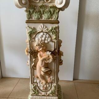 コラムポット、台、