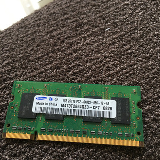 中古　正常品　SAMSUNG 1GB*1枚 PC2-6400