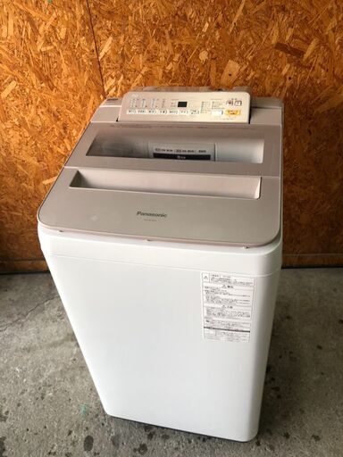 G0604　パナソニック　洗濯機　7㎏　乾燥付き　2018年