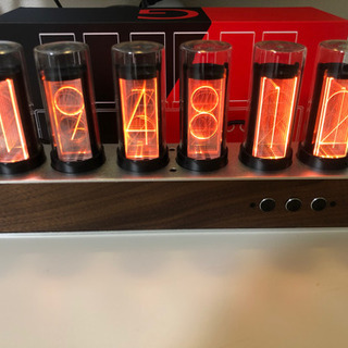 美品】ニキシー管風時計　Gixie Clock ギクシークロック