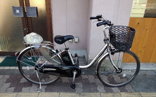 Panasonic ViVi DX 26吋電動アシスト自転車 8.9Ahバッテリー＋充電器/シルバー